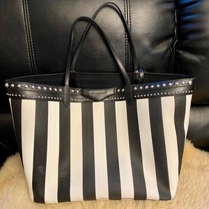 Givenchy Large Striped Antigona Tote
